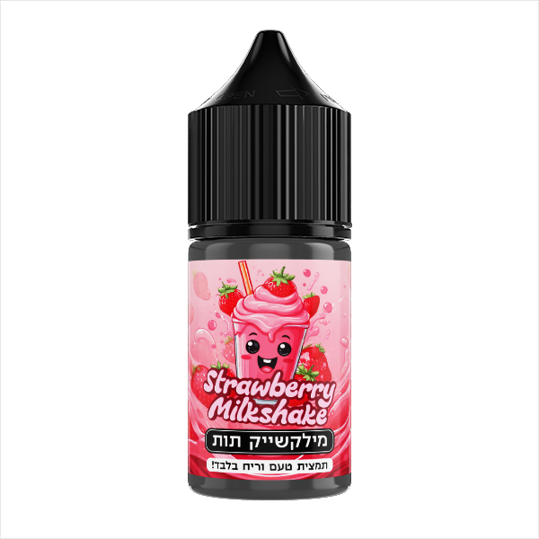 מילקשייק תות (ללא אייס)